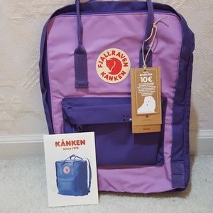 NWT Purple Orchid Fjallraven Kanken Arctic Fox